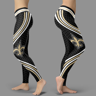 Black Venom New Orleans Saints Leggings