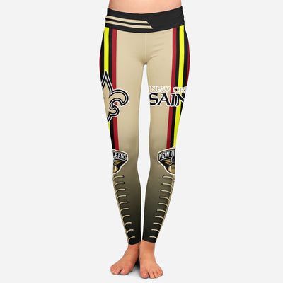 Cute Twins Logo New Orleans Saints Leggings For Fans