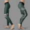 Through Great Logo Spread Body Striped Circle New York Jets Leggings