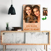 Not Eye To Eye But Heart To Heart Mother And Daughter Custom Canvas Print