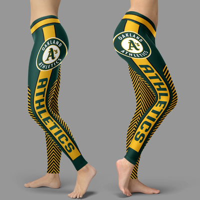 Fashion Gorgeous Fitting Fabulous Oakland Athletics Leggings