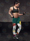 Funny Merry Christmas Oakland Athletics Leggings