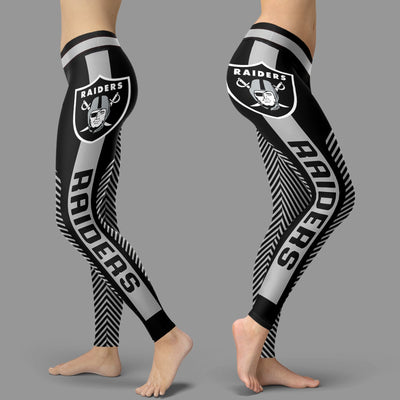 Fashion Gorgeous Fitting Fabulous Oakland Raiders Leggings