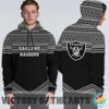 Simple Color Floral Oakland Raiders Hoodie