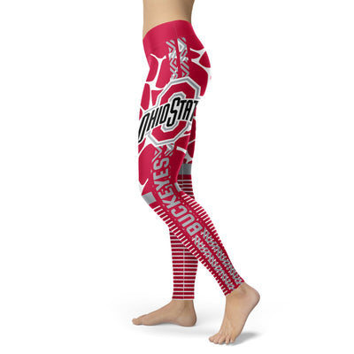 Cool Air Lighten Attractive Kind Ohio State Buckeyes Leggings