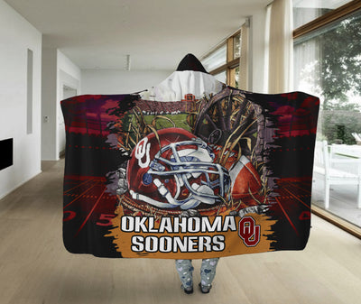 Pro Shop Oklahoma Sooners Home Field Advantage Hooded Blanket