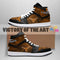 Simple Camo Logo Texas Longhorns Jordan Sneakers