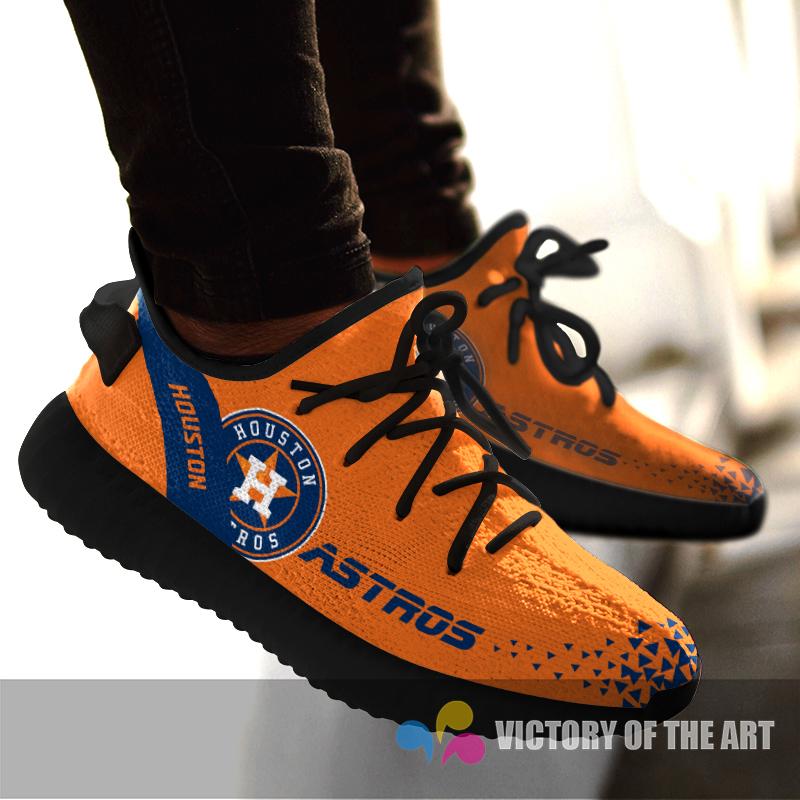 Simple Design Vertical Stripes Houston Astros Low Top Shoes