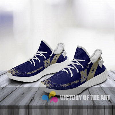 Line Logo Navy Midshipmen Sneakers As Special Shoes
