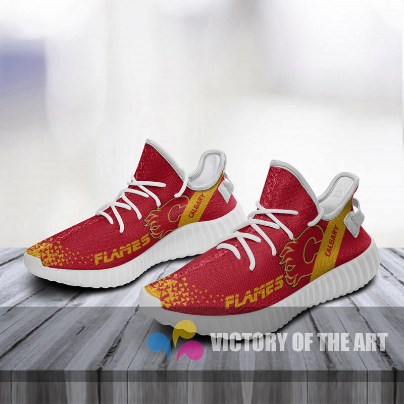 Line Logo Calgary Flames Sneakers As Special Shoes
