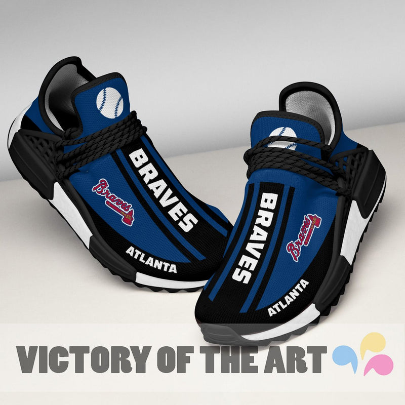 Fashion Atlanta Braves Human Race Shoes