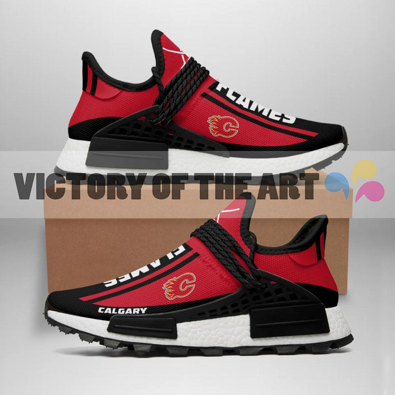 Fashion Calgary Flames Human Race Shoes