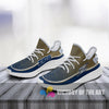 Colorful Line Words Akron Zips Yeezy Shoes