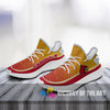 Colorful Line Words Louisville Cardinals Yeezy Shoes