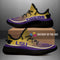 Colorful Line Words LSU Tigers Yeezy Shoes