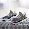 Colorful Line Words Navy Midshipmen Yeezy Shoes