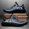 Colorful Line Words Indianapolis Colts Yeezy Shoes