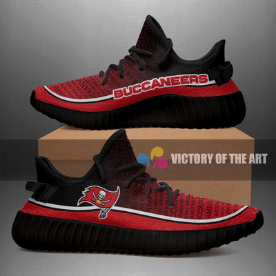 Colorful Line Words Tampa Bay Buccaneers Yeezy Shoes