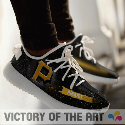Art Scratch Mystery Pittsburgh Pirates Yeezy Shoes