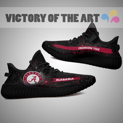 Art Scratch Mystery Alabama Crimson Tide Yeezy Shoes