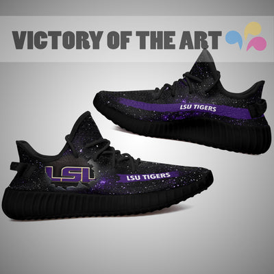 Art Scratch Mystery LSU Tigers Yeezy Shoes