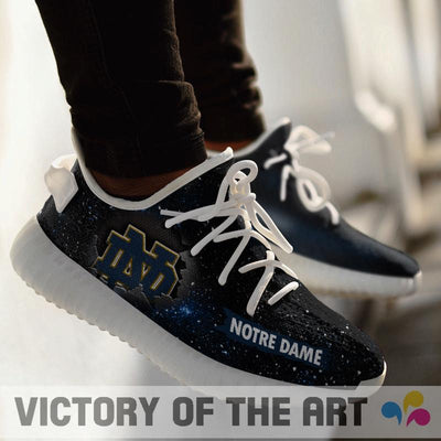 Art Scratch Mystery Notre Dame Fighting Irish Yeezy Shoes