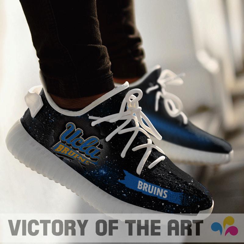 Art Scratch Mystery UCLA Bruins Yeezy Shoes
