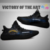 Art Scratch Mystery Los Angeles Chargers Yeezy Shoes