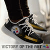 Art Scratch Mystery Pittsburgh Steelers Yeezy Shoes