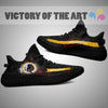 Art Scratch Mystery Washington Redskins Yeezy Shoes