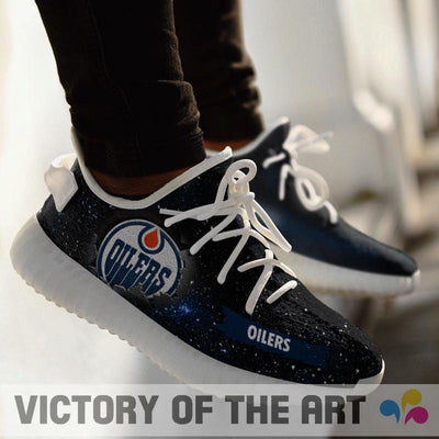 Art Scratch Mystery Edmonton Oilers Yeezy Shoes