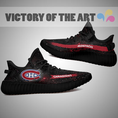 Art Scratch Mystery Montreal Canadiens Yeezy Shoes