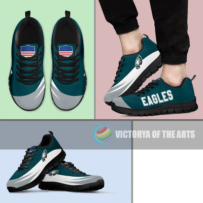 Awesome Gift Logo Philadelphia Eagles Sneakers