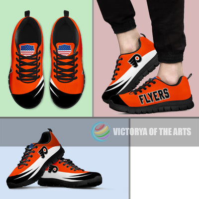 Awesome Gift Logo Philadelphia Flyers Sneakers