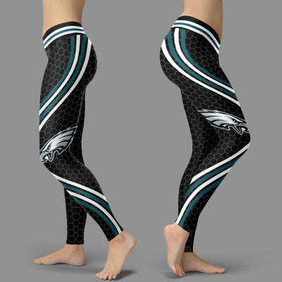 Black Venom Philadelphia Eagles Leggings