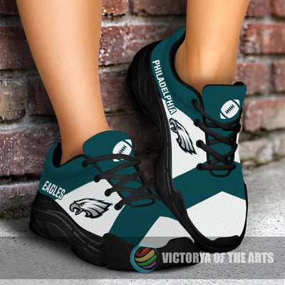 Colorful Logo Philadelphia Eagles Chunky Sneakers