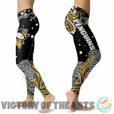 Great Summer With Wave Pittsburgh Penguins Leggings