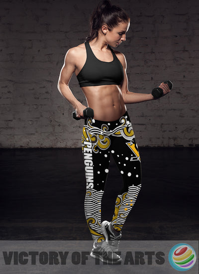 Great Summer With Wave Pittsburgh Penguins Leggings