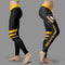 Through Great Logo Spead Body Striped Circle Pittsburgh Penguins Leggings