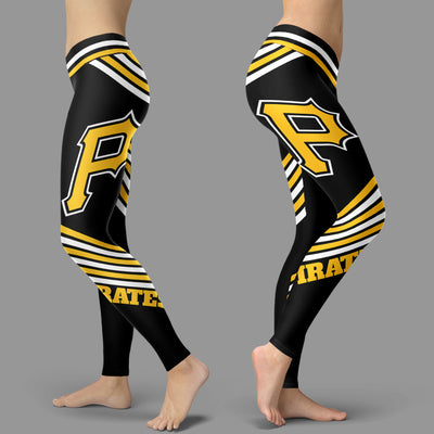 Straight Cute Beautiful Attractive Pittsburgh Pirates Leggings