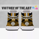 Simple Camo Logo Pittsburgh Pirates Jordan Sneakers