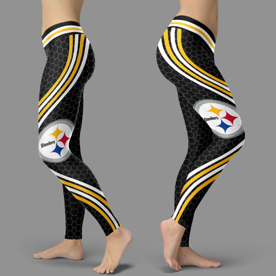 Black Venom Pittsburgh Steelers Leggings