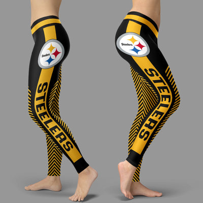 Fashion Gorgeous Fitting Fabulous Pittsburgh Steelers Leggings