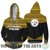 Simple Color Floral Pittsburgh Steelers Hoodie