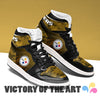 Simple Camo Logo Pittsburgh Steelers Jordan Sneakers