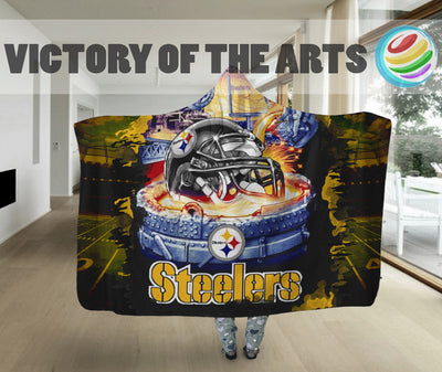 Pro Shop Pittsburgh Steelers Home Field Advantage Hooded Blanket