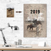 Riding A Horse Calendar Custom Canvas Print