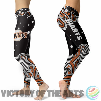 Great Summer With Wave San Francisco Giants Leggings