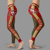 Fashion Gorgeous Fitting Fabulous San Francisco 49ers Leggings