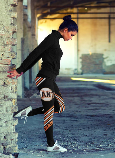 Straight Cute Beautiful Attractive San Francisco Giants Leggings